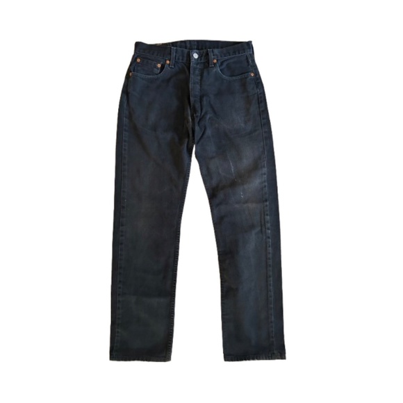 Vintage Black Levi's 517 Jeans from 90s, Tag 31x34, Actual 31x31 - Picture 1 of 16